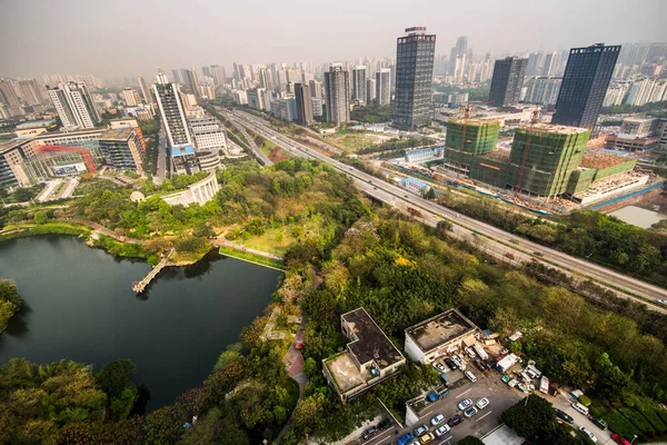 Chongqing Největší Město Střední Západní Číně Ekonomicky Nejrozvinutější Oblasti Zde — Stock fotografie