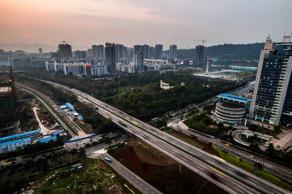Chongqing Είναι Μεγαλύτερη Πόλη Στην Κεντρική Και Δυτική Κίνα Και — Φωτογραφία Αρχείου