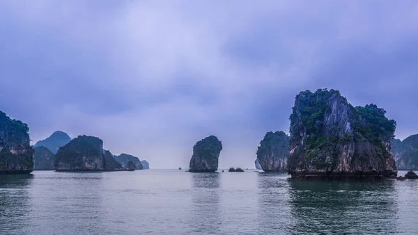 Paysage Karstique Dans Baie Halong Vietnam — Photo