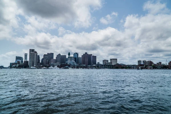 Boston Cityscape Backlight Usa — Stock Photo, Image