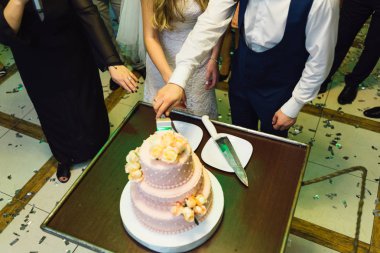 Düğün pastası Üstten Görünüm