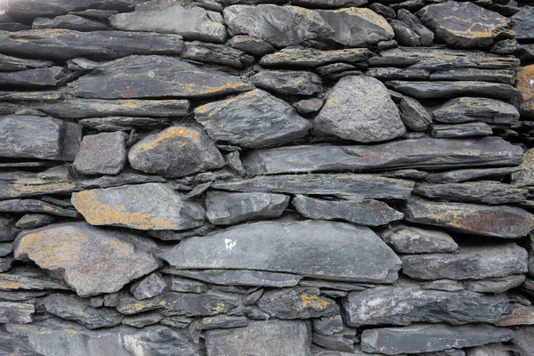 Texture Old Stones Different Sizes Shapes Lie Top Each Other — Stock Photo, Image