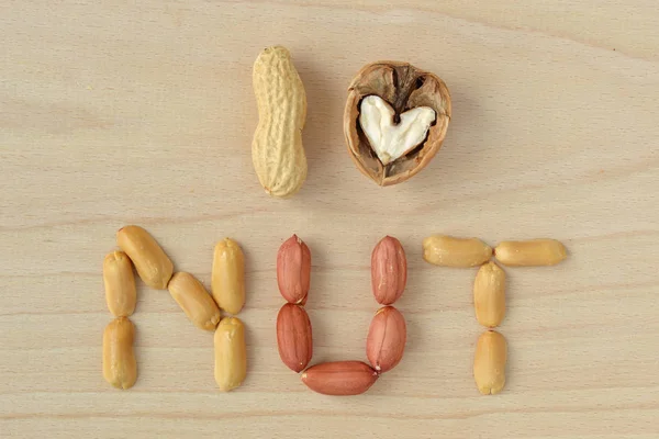 I love nut — Stock Photo, Image