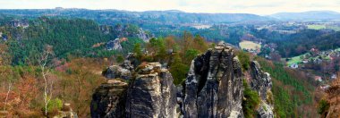 Manzarayı Bastei. Almanya