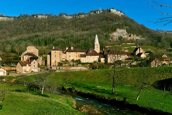Baume-les-Messieurs village. France — 图库照片