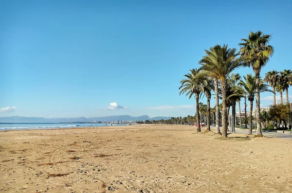 Salou strand. Provincie Tarragona, in Catalonië. Spanje — Stockfoto
