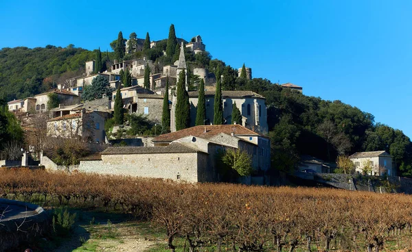 La Roque-sur-Ceze village in France — Stockfoto