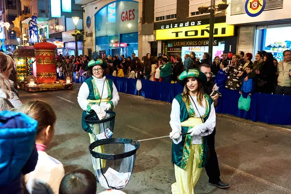 Cavalgada do desfile de Magos — Fotografia de Stock