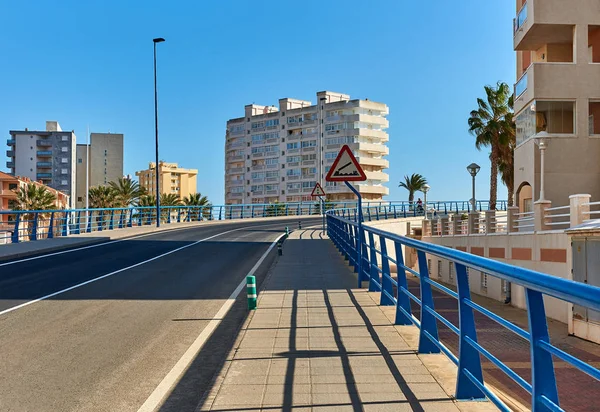 Είδος κινητής γέφυρας γέφυρα του Λα Manga. Ισπανία — Φωτογραφία Αρχείου