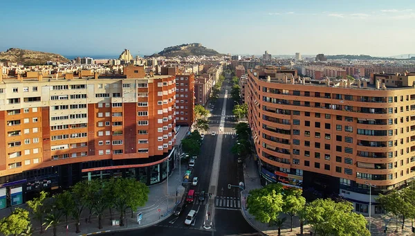 Vista aérea de la ciudad de Alicante. España — Foto de Stock