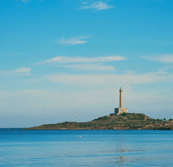 Φάρο Cabo de Palos στη La Manga del Mar Menor — Φωτογραφία Αρχείου