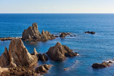 Las Sirenas Cabo de Gata-Nijar doğal park. İspanya