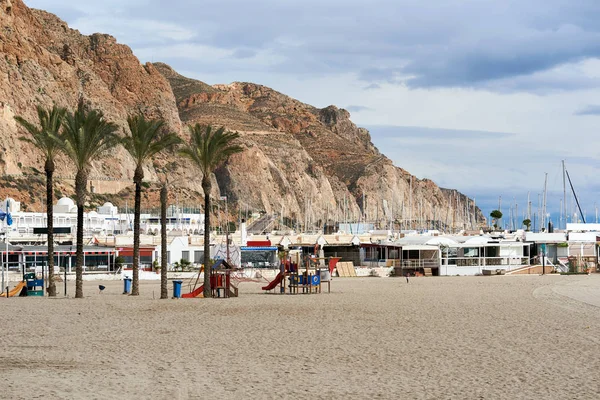 Aguadulce beach. Spanien — Stockfoto