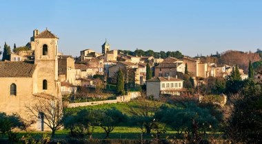 Lourmarin köyü. Fransa