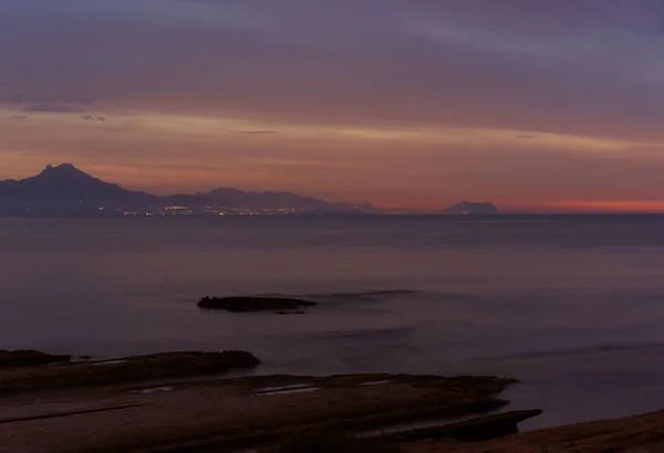Mediterranean Sea at sunrise — Stock Photo, Image
