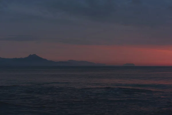 Средиземное море на восходе солнца — стоковое фото