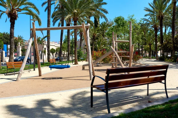 Playground. Alicante city, Costa Blanca. Spain — Stock Photo, Image