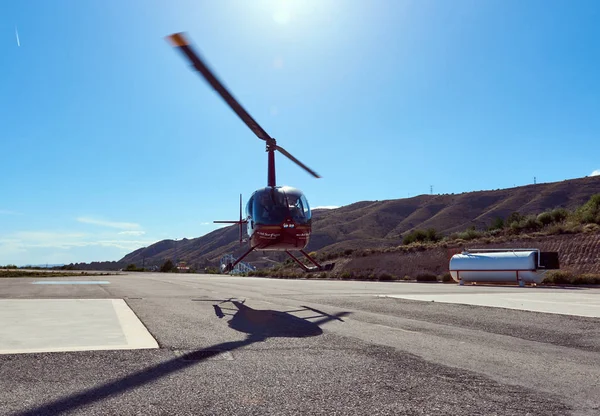 Helicopter tour of Benidorm. Spain — Stock Photo, Image