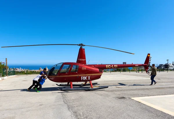Benidorm helikopter túra. Spanyolország — Stock Fotó