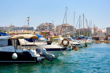 Torrevieja liman şehri. Costa Blanca. İspanya