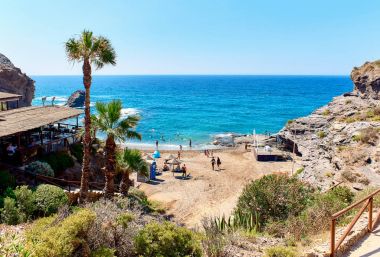 Cala del Barco beach. Cartagena, Costa Blanca. Spain