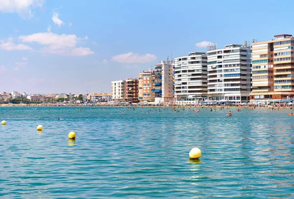 Strand von Torrevieja. costa blanca. Spanien — Stockfoto