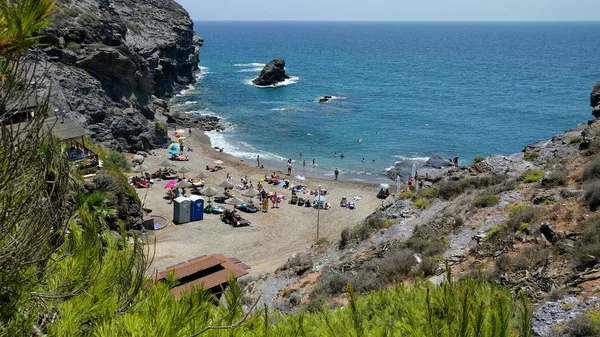 Cala del Barco beach. Cartagena, Costa Blanca. Spain — Stok fotoğraf