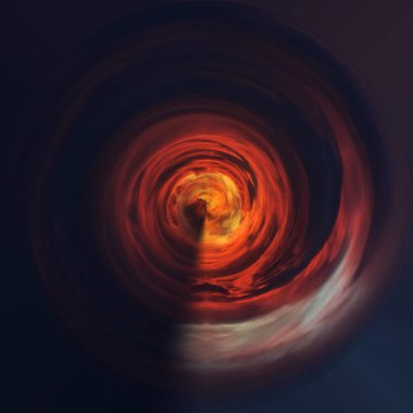 Soyut parlak günbatımı 