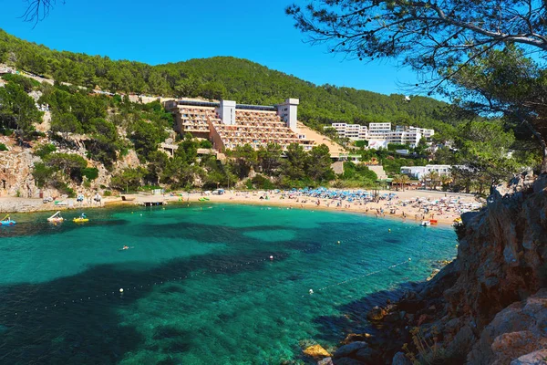 Puerto de San Miguel Ibiza Plajı — Stok fotoğraf