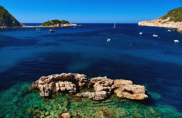 Puerto de San Miguel beach of Ibiza — Stock Photo, Image
