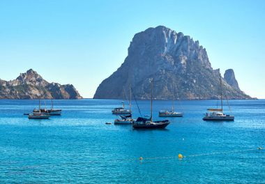 Es Vedra. Ibiza Adası, Balear Adaları. İspanya