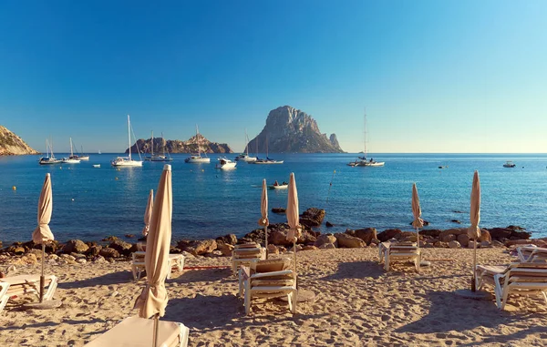 Cala d 'Hort Beach. Ilha de Ibiza — Fotografia de Stock