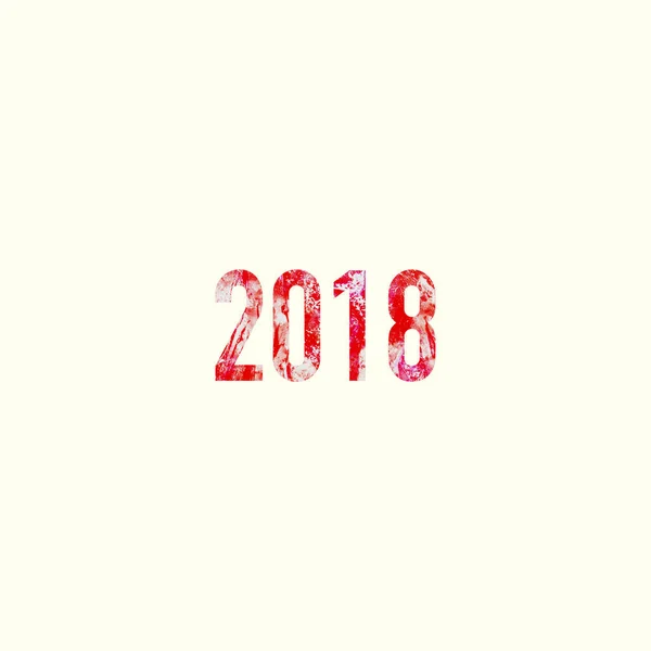 2018 Happy New Year — Stock Photo, Image
