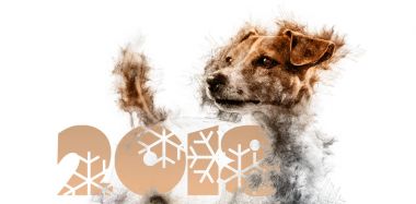 2018 mutlu yeni yıl arka plan. 