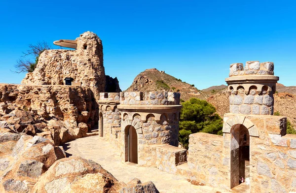 Castillitos pil, Cartagena tahkimatı — Stok fotoğraf