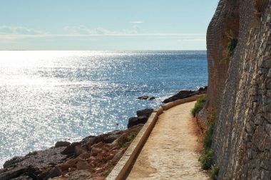 Cabo Roig Promenade. Costa Blanca. İspanya