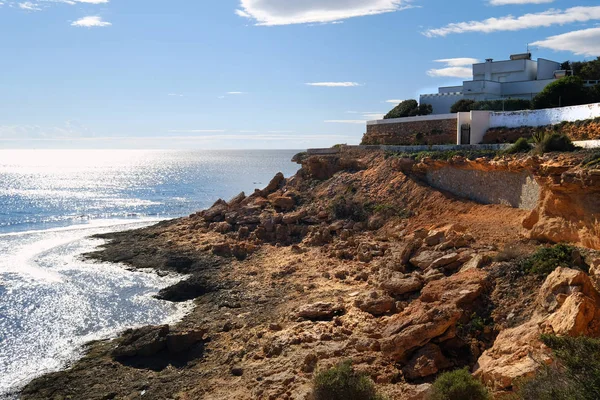 Felsige Küste von Cabo Roig. costa blanca. Spanien — Stockfoto