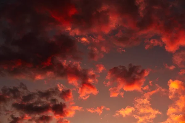 Schöner heller Sonnenuntergang — Stockfoto