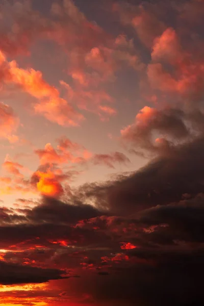 Schöner heller Sonnenuntergang — Stockfoto