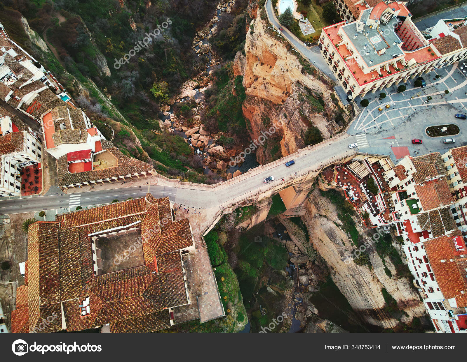 Pueblo Blanco White Village View Aerial Photography Ronda Spanish Cityscape Stock Photo Image By C Amoklv