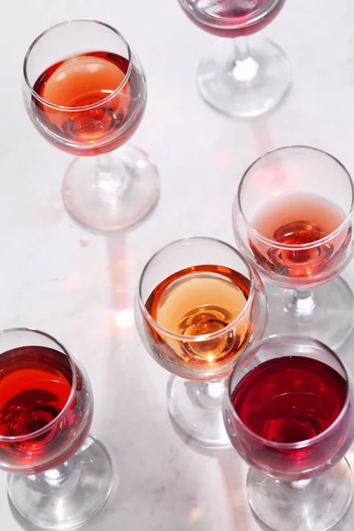 Bicchiere di vino rosato — Foto Stock