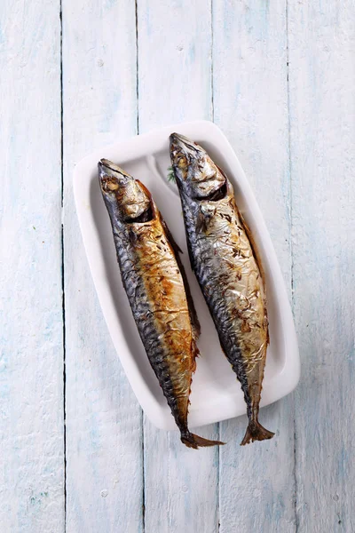 Mackerel baked with spices — Stock Photo, Image