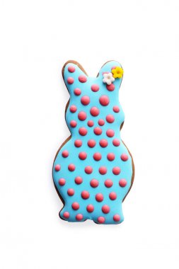 Bir tavşan şeklinde Paskalya kurabiyeleri