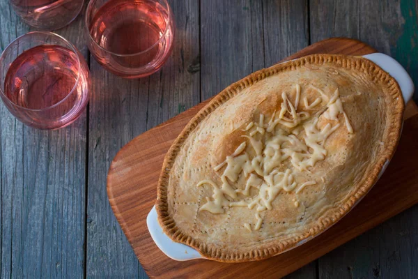 Pie with cheese — Stock Photo, Image