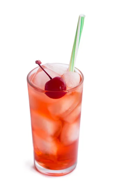 Drink with cherry — Stock Photo, Image