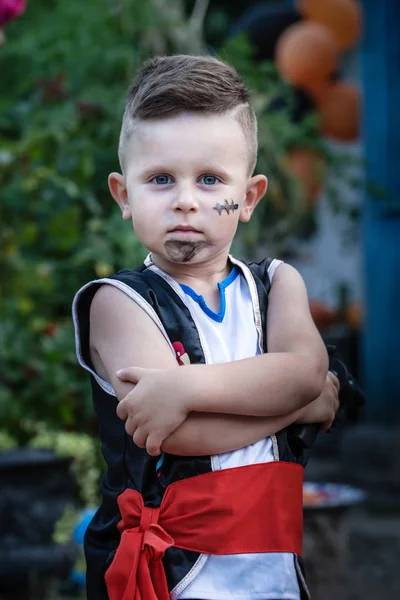 Serious little pirate — Stock Photo, Image