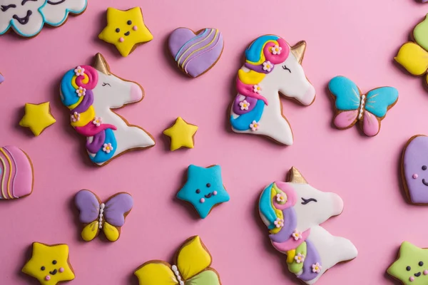 Colección de varias galletas acristaladas — Foto de Stock