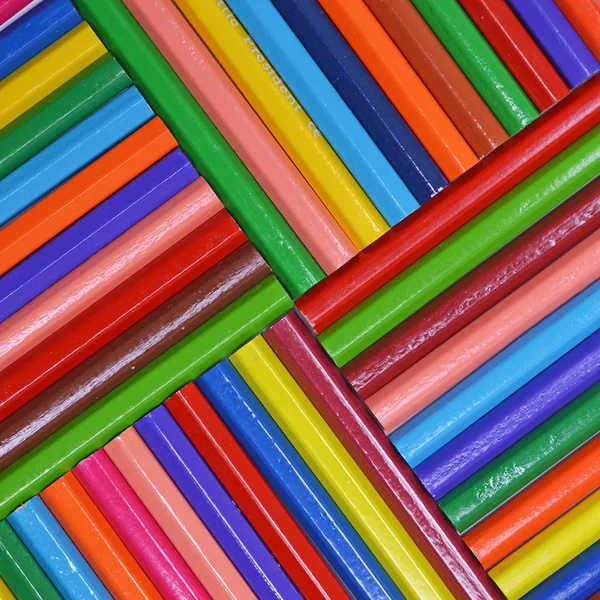 Gros plan de crayons colorés — Photo