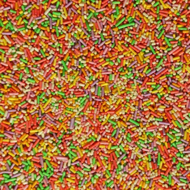 Arka plan-Modern en az düz lay renkli şeker sprinkles