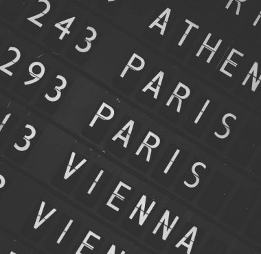 Havaalanı Kalkış ekran kartı arka plan